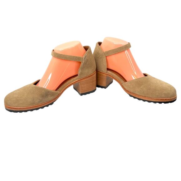 Portland Leather Goods PATINA Mary Jane Shoes in Beige Women's Size EU 40 = US 9 - Picture 3 of 14